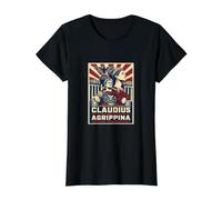 Claudius and Agrippina The Younger Ancient Rome Value Graphic T-Shirt, Women, Black, M