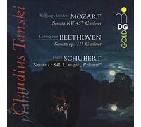 Claudius Tanski - Mozart: Sonata C Minor KV 457 / Sonata C Minor Op. 111 / Sonata C Major D 840
