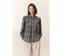 Claus Checked Blouse grey