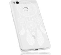 Claus GmbH mumbi Case Compatible with Huawei P9 Lite Mobile Phone Case with Dream Catcher Motif Transparent