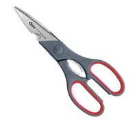 Clauss 18052 8.25-Inch Titanium Bonded Multi-Purpose Shear - Grey/Red | 8.25 Inch Multipurpose Shears with Titanium Bonded Blades, Bone Notch, Corrosion Resistant, Ergonomic Comfort Grips