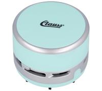 Clauss 2Clean Desk Vacuum Cleaner Mint Green, Mini vacuum cleaner as an office gadget, Ideal for office, household or car, 2 x AA batteries (not included) | Easy to clean, CL-50002 00
