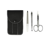 Clauss Nail Care Set with Scissors, File and Tweezers | Premium Nail Set for Manicure and Pedicure | Nail Case for Everyday and Travel | BC-S10044