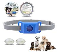 Clavya Tags for Dogs, 100% Natural Ingredients, 4 Months Long Lasting Protection, Clavya Fle-a and Tic-k Tags For Dogs, Clav-ya Fle-a Tag-s for Dog-s, Waterproof, Adjustable Size for Mud, Swim (BLUE)
