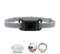 Clavya Tags for Dogs,Clavya Natural Collar for Dog, Waterproof Design, Extremely Stretchable - Fits Every Dog, Waterproof and adjustable size For Rain, Mud, River, Swim (1Pcs-Black)