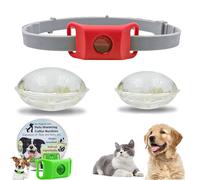 Clavya Tags for Dogs, clavya Tags, Waterproof Dog Collars, 4 Months Long Lasting Protection, Waterproof, Adjustable Fits Every Dog, for Rain, Mud, River, Swim (red,1pcs)