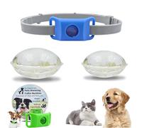 Clavya Tags for Dogs, clavya Tags, Waterproof Dog Collars, 4 Months Long Lasting Protection, Waterproof, Adjustable Fits Every Dog, for Rain, Mud, River, Swim (blue,1pcs)