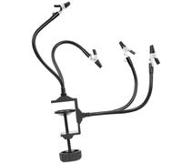 Claw Aluminium Alloy Soldering Station for Wires and Boards | Hands Free Holding, Stable Work Support, Black Finish, for Workshop Tables and Rework Tasks