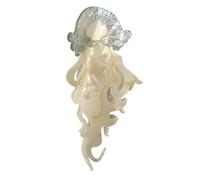 Claw Clip Acetate - Jellyfish Shape Hair Claw Clamp - Portable Stylish Barrettes for Family Photo Sessions School Dance Fixing Outdoor Festival Travel