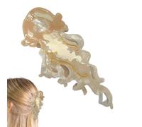 Claw Clip Acetate | Strong Hold Hair Clips Jellyfish Shape - Portable Stylish Barrettes for Family Photo Sessions School Dance Fixing Outdoor Festival Travel
