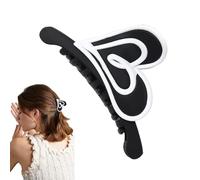 Claw Clip for Long Hair, Claw Clip for Women - Cute Solid Ponytail Holder | Lightweight Hair Decoration Tool for Parties, Sports, Dating, Going Out and Daily Use