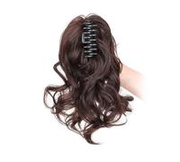 Claw Clip Ponytail Extension, 12 Inch Synthetic Wavy Curly Ponytail Clip in Short Ponytail Hair Piece for Women(2M33)