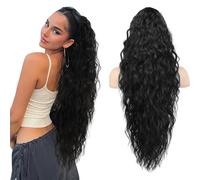 Claw Clip Ponytail Extension 30" Curly Wavy Pony Tails Hair Extensions Layered Fluffy Clip on Hairpieces Natural Looking Synthetic Hairpiece for Women(A31)