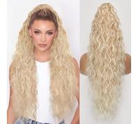Claw Clip Ponytail Extension 30" Curly Wavy Pony Tails Hair Extensions Layered Fluffy Clip on Hairpieces Natural Looking Synthetic Hairpiece for Women(A16)