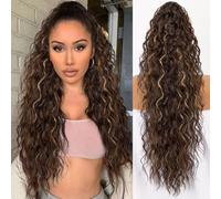 Claw Clip Ponytail Extension 30" Curly Wavy Pony Tails Hair Extensions Layered Fluffy Clip on Hairpieces Natural Looking Synthetic Hairpiece for Women(A25)