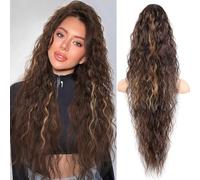 Claw Clip Ponytail Extension 30" Curly Wavy Pony Tails Hair Extensions Layered Fluffy Clip on Hairpieces Natural Looking Synthetic Hairpiece for Women(A4)