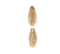 Claw Clip Ponytail Extension for Women 18" Long Corn Wavy Hair Extensions Fluffy Synthetic Ponytail Hairpiece for Daily Use(27H613)