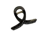 Claw Clips Simple Slightly Drunk Retro Dark Black Grab Clip Temperament Cross Hairpin Large Back Head Hair Shark Clip(Style4)