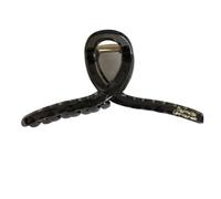 Claw Clips Simple Slightly Drunk Retro Dark Black Grab Clip Temperament Cross Hairpin Large Back Head Hair Shark Clip(Style3)