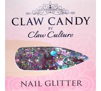 Claw Culture Women's Nail Glitter for Acrylic or Gel - Disco Diva