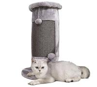 Claw Grinding Cat Scratcher Sisal Scratching Post For Cats Grabbing Pet Furniture Sofa Protector Sturdy Stable(Grey)