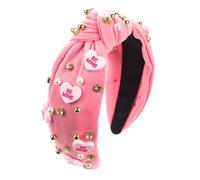 Claw Hair Clips Europe And The United States New Accessories Valentine's Day Headband Women Pearl High Cranial Top Knot All The Holiday Hair Accessories Acessories (RD2, One Size)