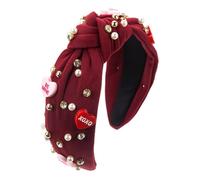 Claw Hair Clips Europe And The United States New Accessories Valentine's Day Headband Women Pearl High Cranial Top Knot All The Holiday Hair Accessories Acessories (RD4, One Size)