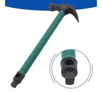 Claw Hammer for Air Conditioner Installation with 12 Large Fly for Socket and 4 for Socket Sizes 14/17/19/22mm, High-Carbon Steel Forged Head, Non-Slip Handle 335mm