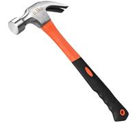 Claw Hammer Framing, Sheep Horn Hammer - 0.5Kg, Sturdy Forged Steel, Rustproof, Non-Slip, Long Handle, Electricians, Small & Stubby Hammers with Comfortable Handle for DIY Craft Industry