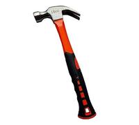Claw Hammer Shock Absorbing Fibreglass Handle Steel Head Nail Remover 16oz
