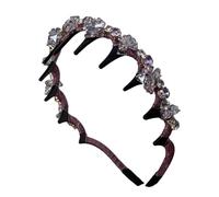 Claw Headband, Bridal Hair Hoop with High Cranium Design, 5.51x5.51x1.57 Inches Decorative Fashion Hairband for Women, Girls, Bridesmaids, Brides, Parties, Holidays and Music
