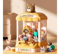 Claw Machine for Kids, Candy Grabber Machine, Mini Vending Machine, Sweet Dispenser Grab Machine Arcade Games for Girls Boys Christmas Birthday Gift Includes 30 Toys & 15 Game Coins