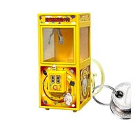 Claw Machine Keychain - Lighted Simulation Arcade Pendant, Mini Grip Toy | Portable Bag Accessory For Kids, Girls, Teens, Funny Gift, Game Decor Co