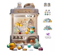Claw Machine Large , Big Claw Machine with Light and Music,2 Panda Doll,25 Dolls,20 Gashapons , Claw Game Christmas Birthday Gifts for Boys,Girls
