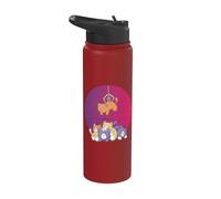 Claw Machine Stuffed Cats Plush Toys Arcade Claw Grabber Stainless Steel Insulated Water Bottle