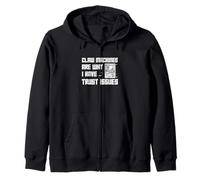 Claw Machines Are Why I Have Trust Issues Funny Claw Master Zip Hoodie