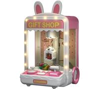 Claw Machines for Kids,Arcade Games Mini Vending Machine with Mini Plush ＆ Capsule Toys,Adjustable Sounds and Music,Electronic Claw Game Machine,Unicorns Toys for Girls Age 6+(B)