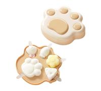 Claw on a stick, mould mould, claw track shape, cute claw-shaped rods mould, multi-purpose on the handle, tube maker, easy release freezing bowl mould for hot days, drinks leak