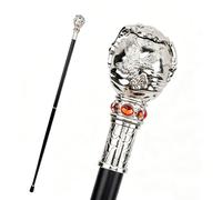Claw White Eagle Hiking Cane, Creative Stylish Metal Gentleman Cool Scepter Equipped With Premium Rubber Tip Suitable for Daily Use and Collection