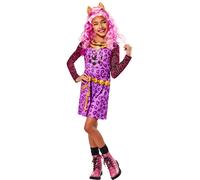 Clawdeen Wolf Child Costume Monster High Girls Halloween Fancy Dress
