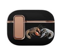 Clawed And Spiny Lobster Fight Compatible with Airpod Pro 1/2 Case PC Scratch-Resistant Drop-Proof Protective Cover with Secure Buckle