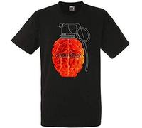 Clawfinger Use Your Brain Cotton Summer T-Shirt Graphics Tee Black Tee Shirt L