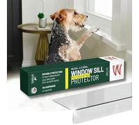 CLAWGUARD Plexiglass Window Sill Protector - Thick Crystal Clear Window Sill Cover & Extender - Window Ledge Protector for Dogs & Cats (35.5in. x 2.25in.)