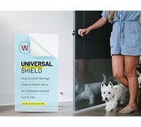 CLAWGUARD Scratch-SHIELD - Strong Transparent Protection to Shield from Pet Damage to Drywall, Doors and Screen Doors. Keep Paws Safe and Home Clean. Dog, Cat, Rabbit, Bird Scratch Protection Barrier