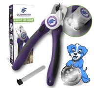ClawMaster LED Pet Nail Clippers - Illuminated Dog & Cat Claw Trimmer with 3.5mm Stainless Steel Blade, Safety Guard & Built-in Light for Safe, Easy Grooming