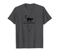 Claws & Effect: Whimsical Cat Dreamcatcher T-Shirt, Men, Dark Heather Grey, 6XL