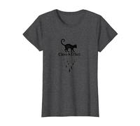 Claws & Effect: Whimsical Cat Dreamcatcher T-Shirt, Women, Dark Heather Grey, M
