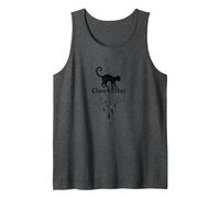 Claws & Effect: Whimsical Cat Dreamcatcher Tank Top, Men, Dark Heather Grey, M