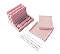 Clay Bead Roller Set - Precise Control 5 Size,Pottery Teaching Rolling Mud Stick Guide Tools - Storage Base for DIY Jewelry Making Home Decoration Ceramic Artists Crafters DIY Hobbyists