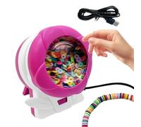 Clay Bead Spinner - 10cm Compact Electric Automatic Beading Tool | ABS Rotating Base 175g, Handcrafting Creative Jewelry Making Kit for Beautiful Bracelets